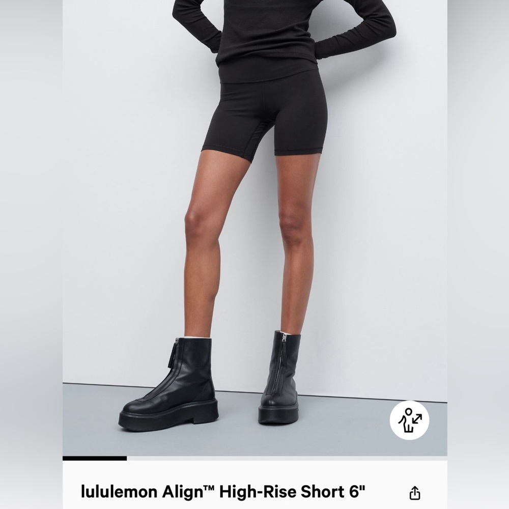 Lululemon Align HR Short 6” Size 10